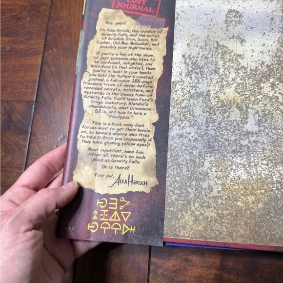 Disney Gravity Falls Journal 3 - Red and Gold Cover - Picture 2 of 4